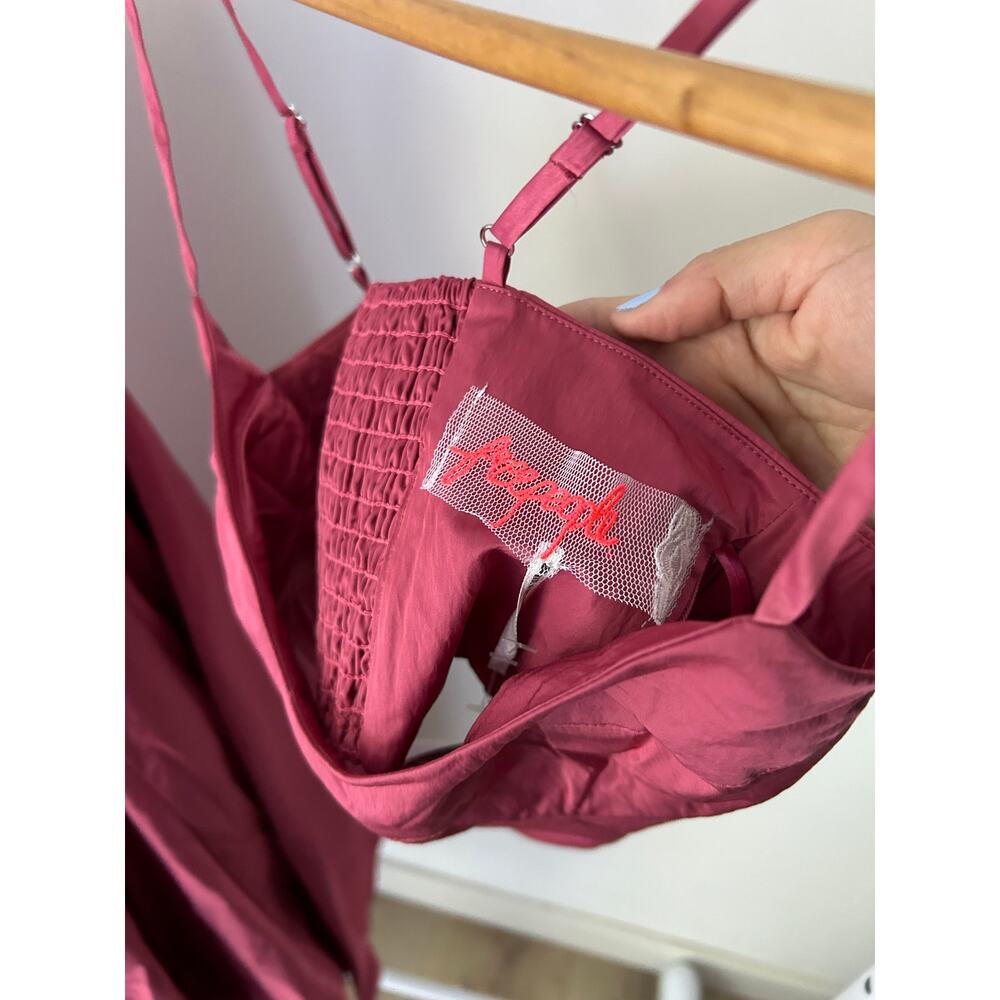 NWT Free People Mya 2 Piece Fushia Set Size 4 - Picture 6 of 8